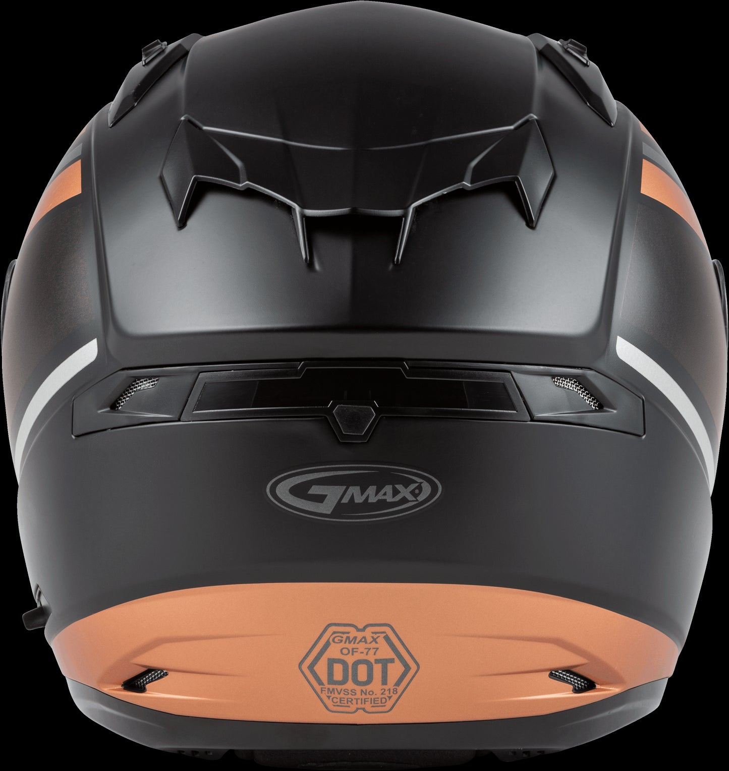 GMAX OF-77 Reform Open-Face Helmet (Matte Black/Copper/Silver) - Medium