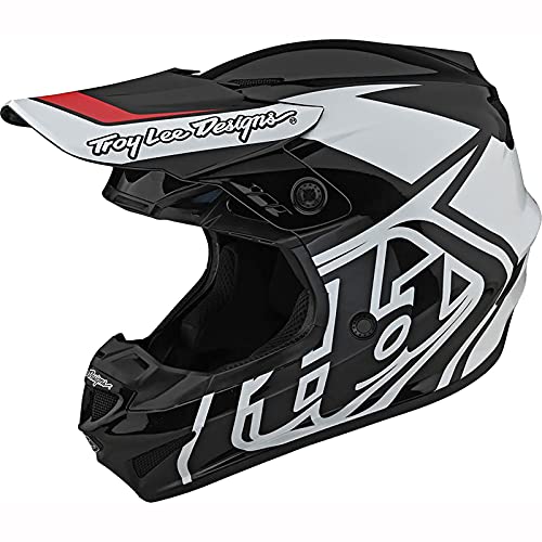 Troy Lee Designs GP Overload Adult Motocross Helmet (Black/White)