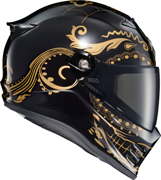 Covert Fx Full Face Helmet El Malo Gold/Gloss Black Xl