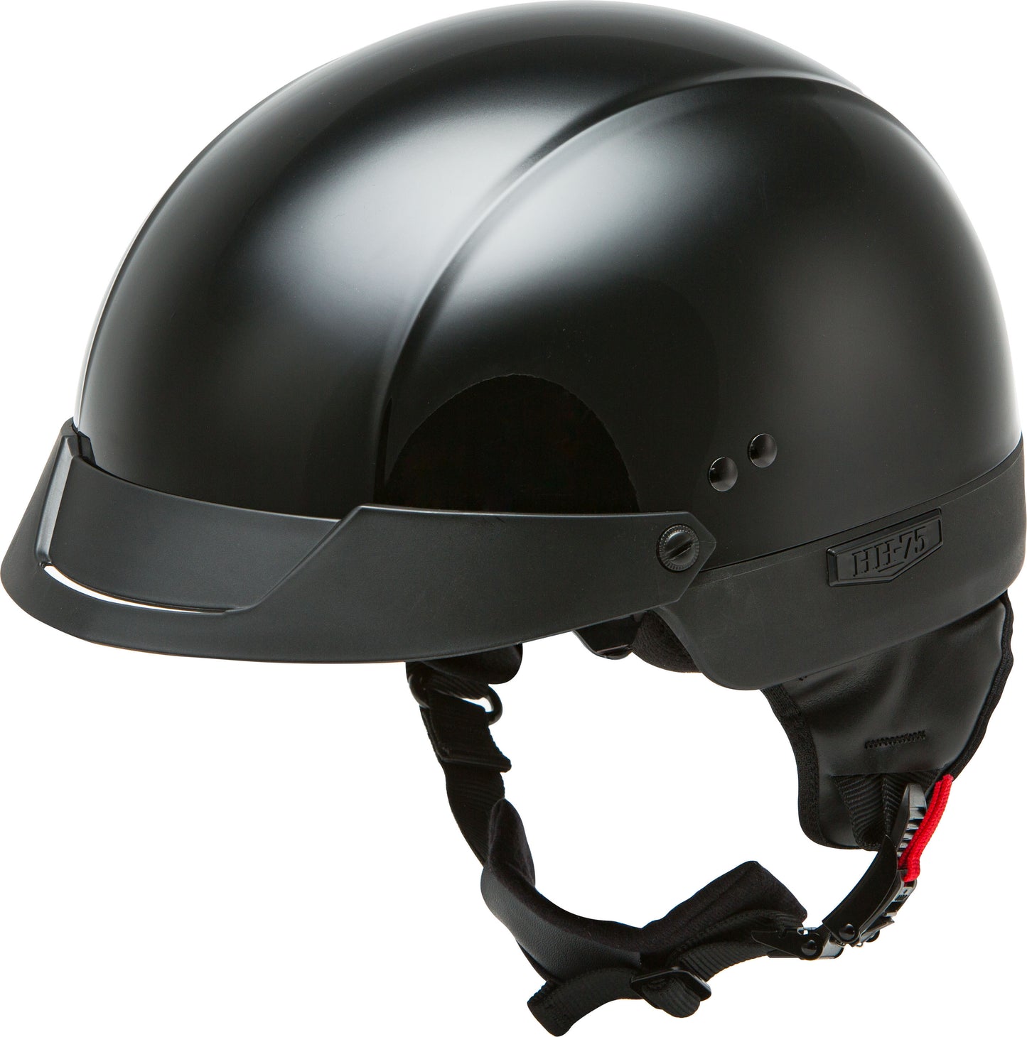 GMAX HH-75 Half Helmet (Black)