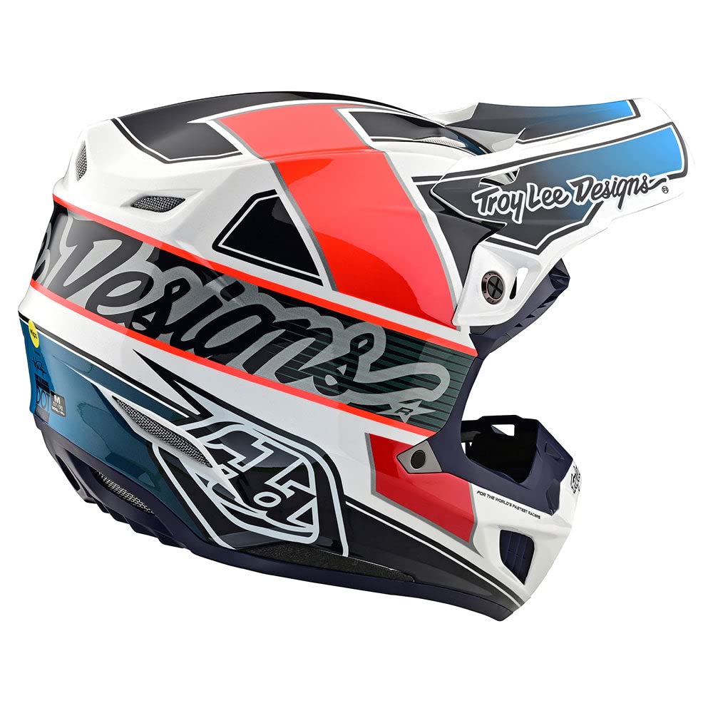 Troy Lee Designs SE5 Composite Motocross Helmet W/MIPS (Team White / Black)