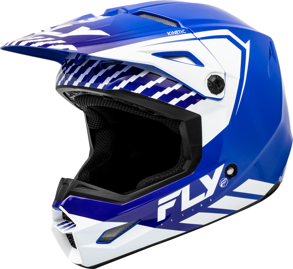 FLY Racing Adult Kinetic Menace Helmet (Blue/White)