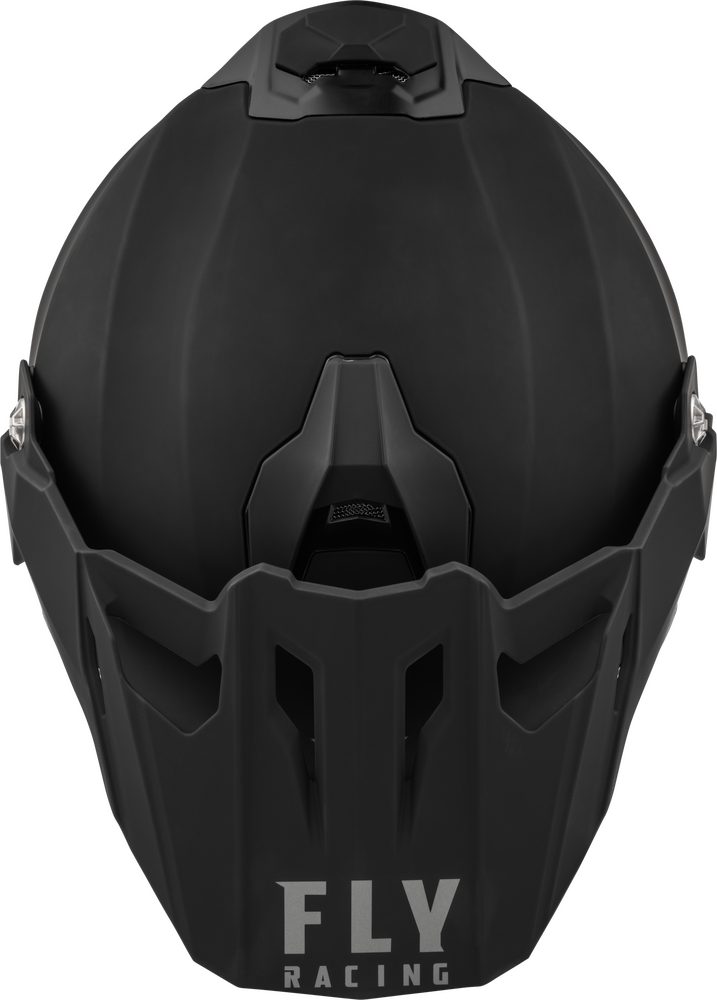 Fly Racing Trekker Solid Helmet (Matte Black)