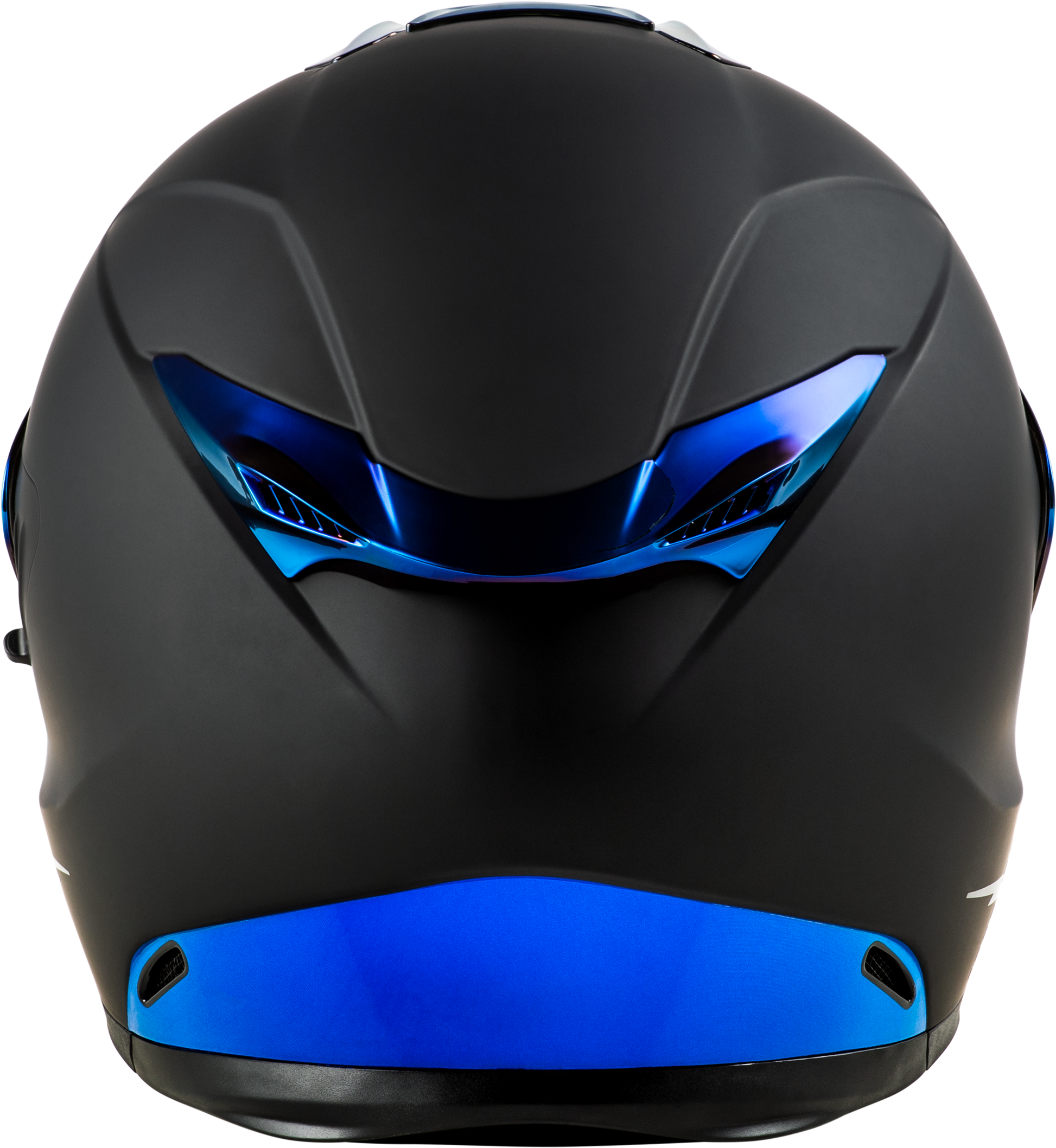 Sentinel Recon Helmet Matte Black/Blue Chrome 2x