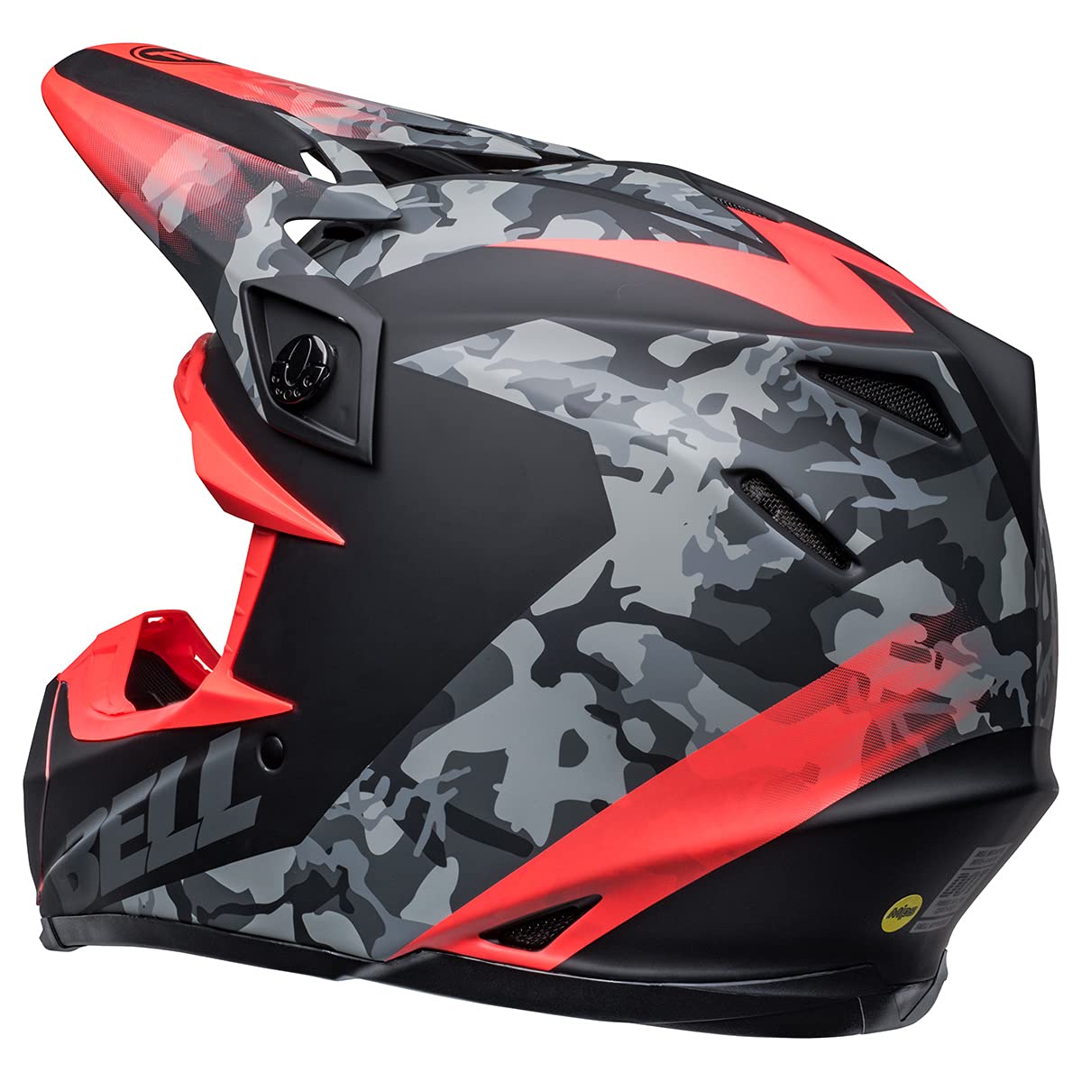 Bell Moto-9 MIPS Dirt Helmet (Venom Matte Black Camo/Infared - Small)