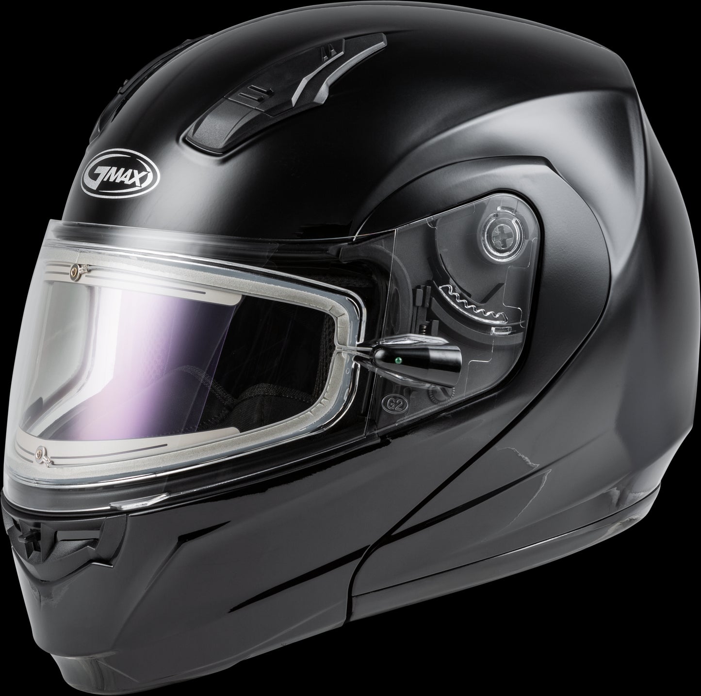 GMAX MD-04S Modular Snow Helmet w/ Electric Shield (Black)