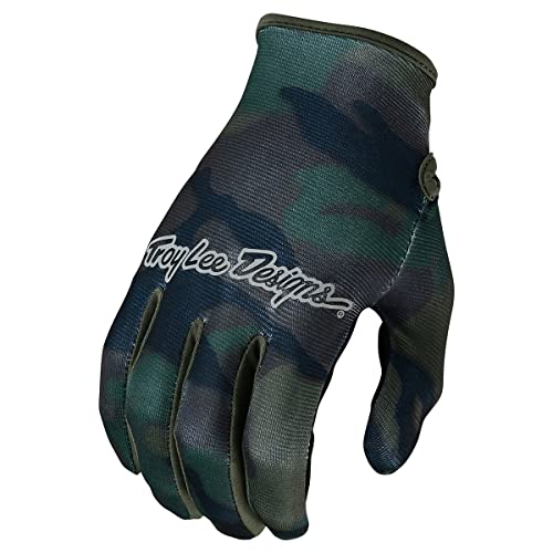 Troy Lee Designs Motocross Motorcycle Dirt Bike Racing Mountain Bicycle Gloves, FLOWLINE Glove (Army, XX-Large)