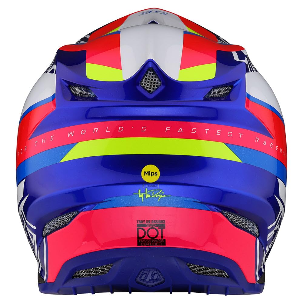 Troy Lee Designs SE5 Composite Motocross Helmet W/MIPS (Omega Blue)