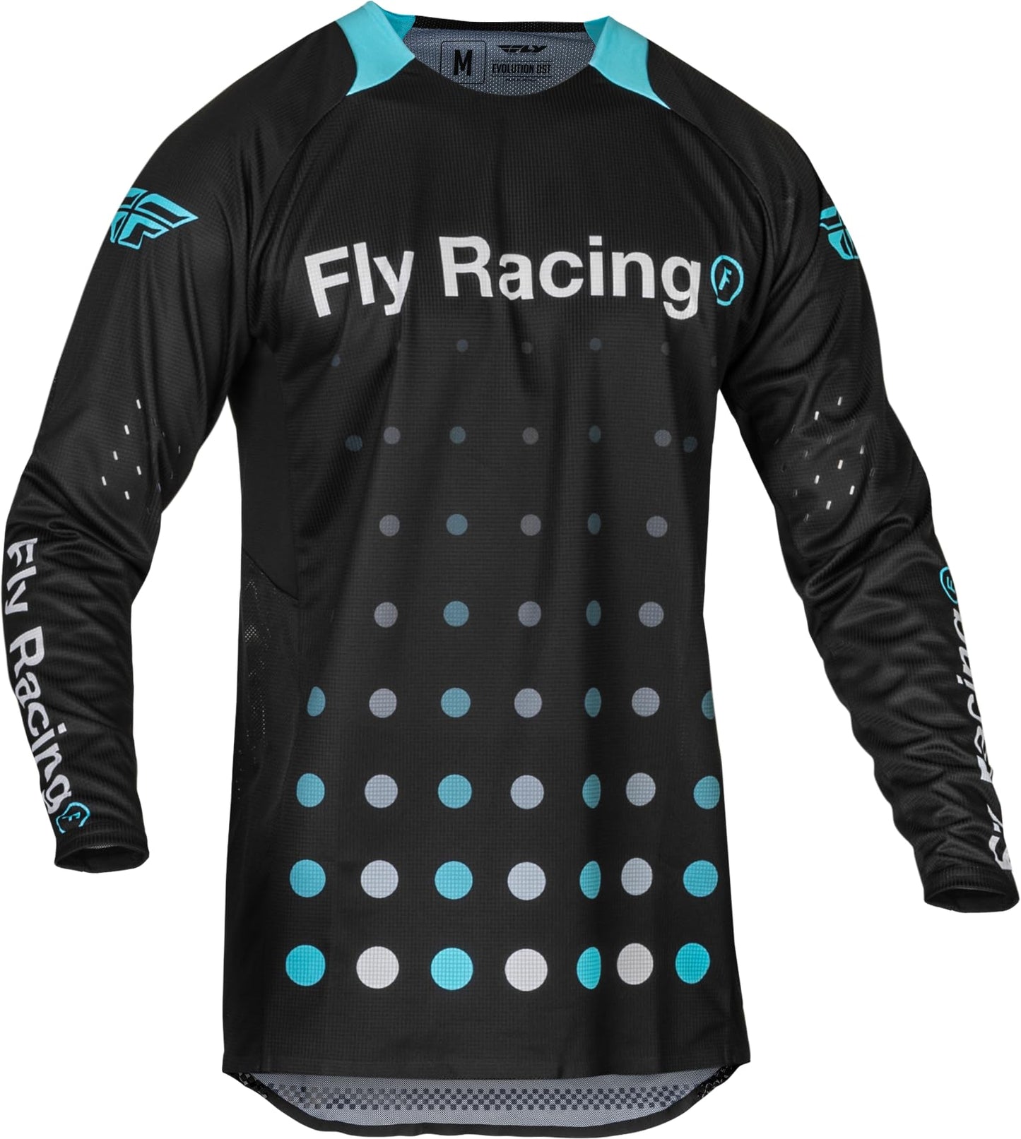 Fly Racing Evo DST S.E. Strobe Men's Jersey (Black/Electric Blue)