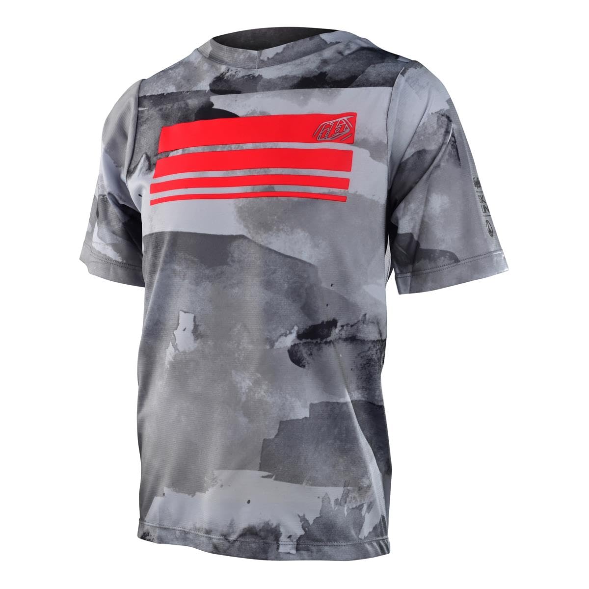 Troy Lee Designs Youth Skyline Blocks Short Sleeve Jersey (Cement)