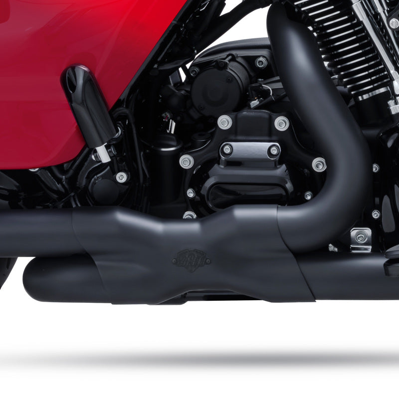 Vance and Hines vah46332 HD Dresser 09-16 Power Duals Black PCX Header Exhaust