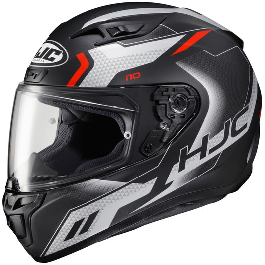 HJC i10 Robust Helmet (Black/Grey/Red) - 4XL