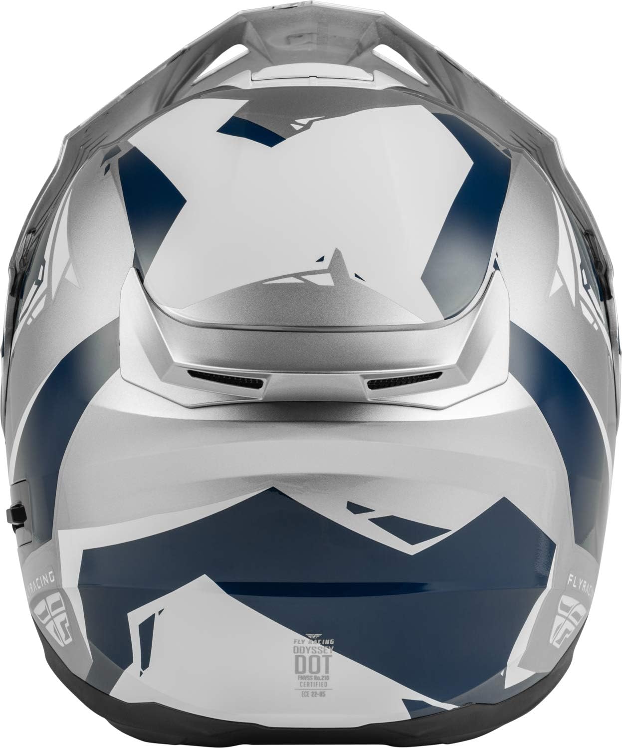 Fly Racing Odyssey Summit Street Motorcycle Helmet (Navy/Grey/White)