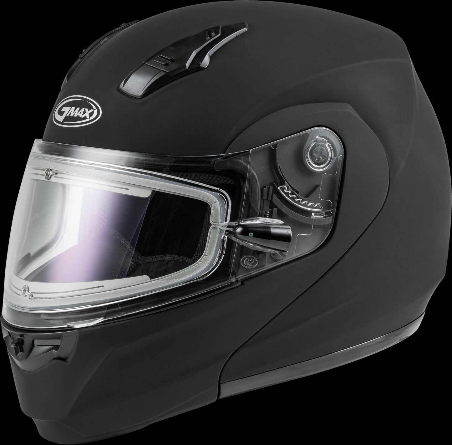 GMAX MD-04S Modular Snow Helmet w/ Electric Shield (Matte Black)