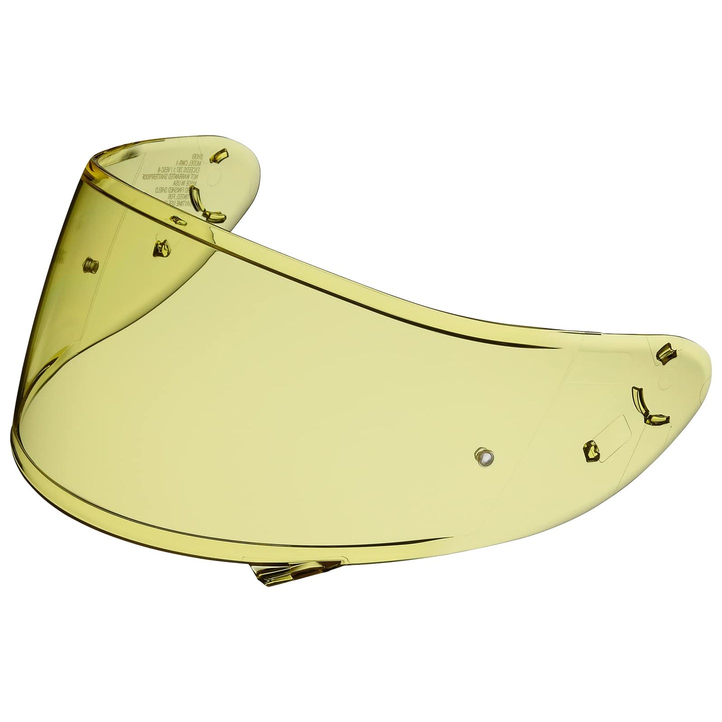 Shoei CWR-1 Pinlock Shield for X-14, RF-1200, RF-SR Helmets (Hi-Def Yellow) (USED)