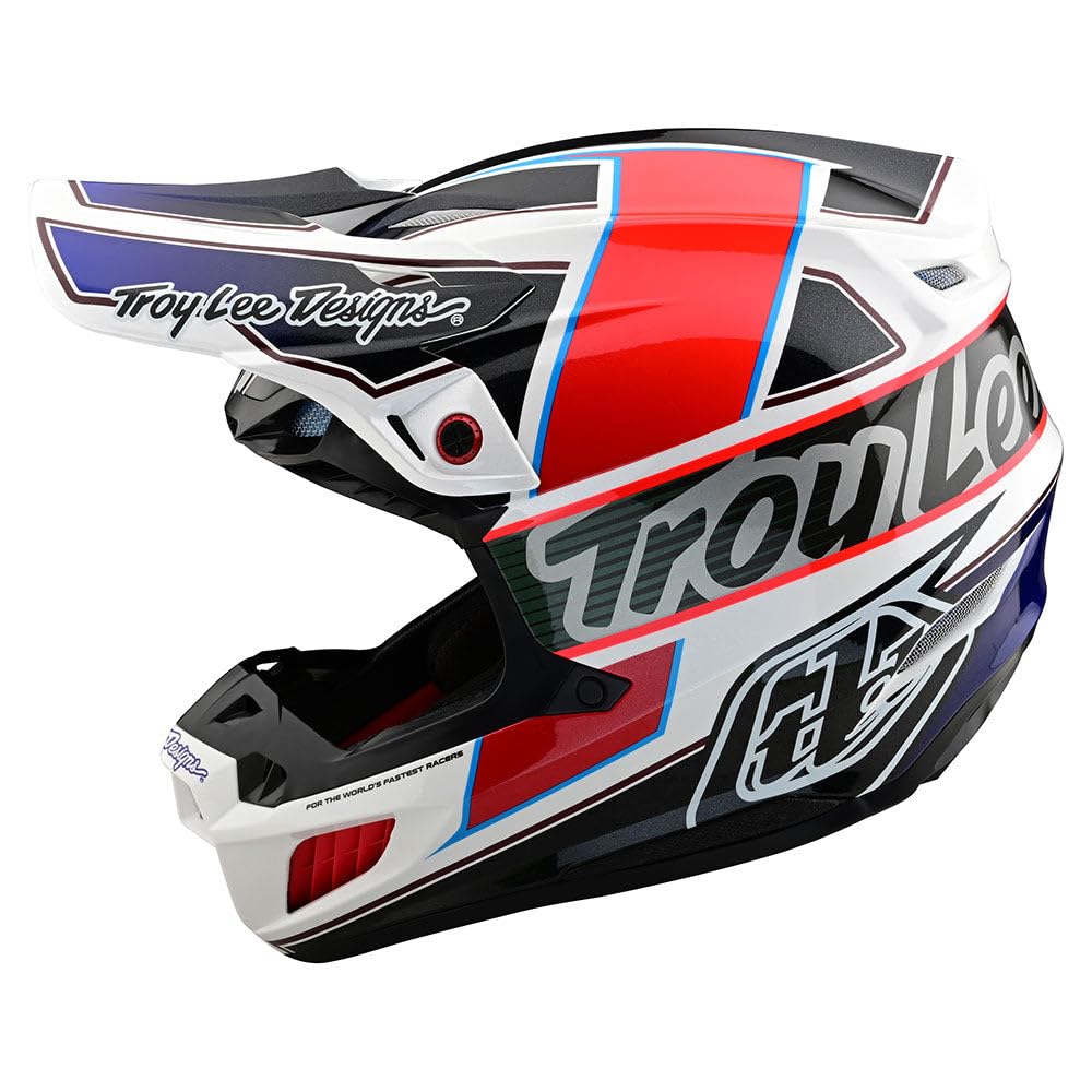 Troy Lee Designs SE5 Composite Motocross Helmet W/MIPS (Team White / Black)