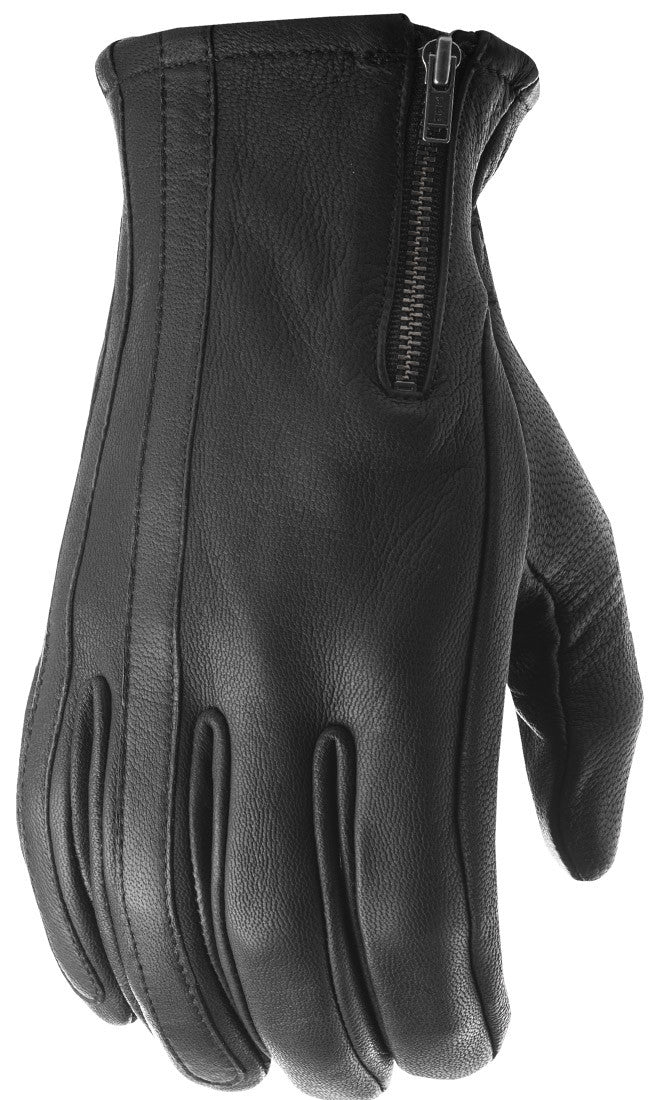 Highway 21 Recoil Leather Motorcycle Gloves (Black)