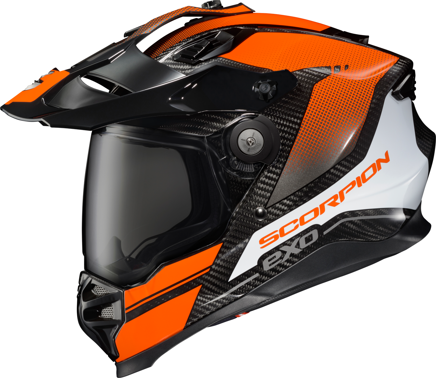 SCORPION EXO XT9-1023 Carbon Full Face Helmet in Trailhead Orange - Small