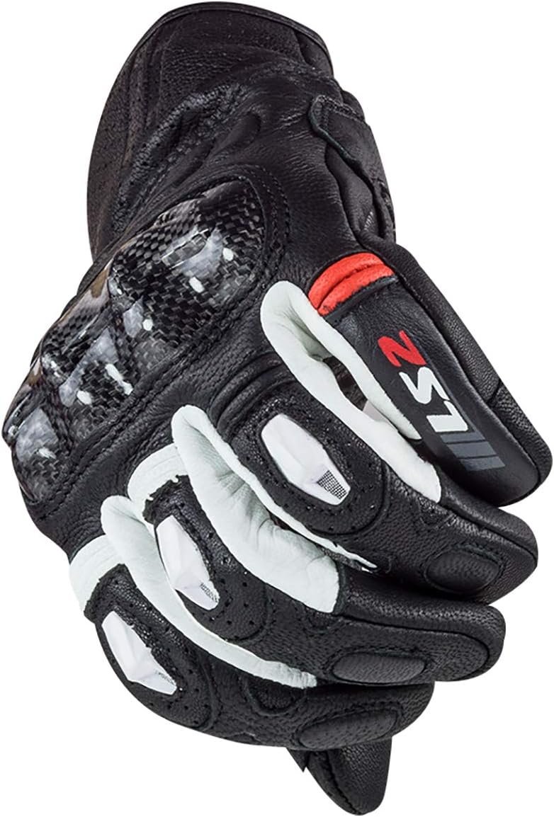 LS2 Helmets Spark Glove (Black/White)