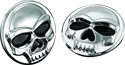 Kuryakyn Universal Zombie Medallions 2in Diameter Chrome