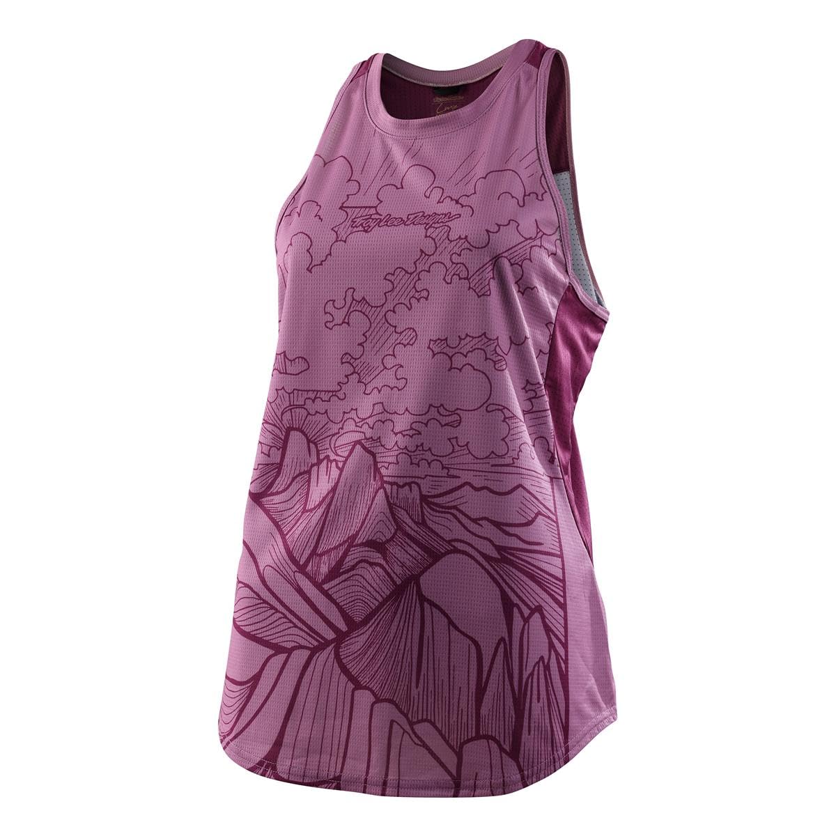 Troy Lee Designs Womens Luxe Tank (Micayla Gatto Rosewood)