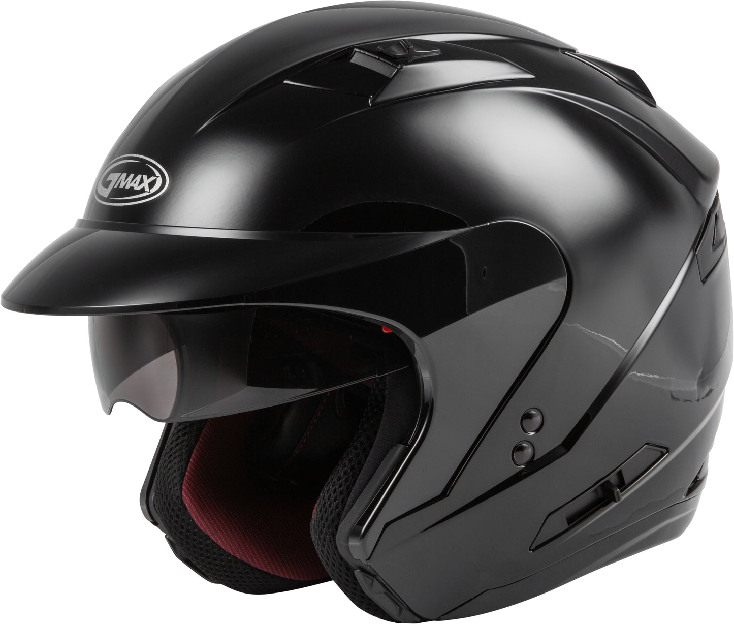 GMAX OF-77 Open-Face Motorcycle Helmet (Matte Black) - XS