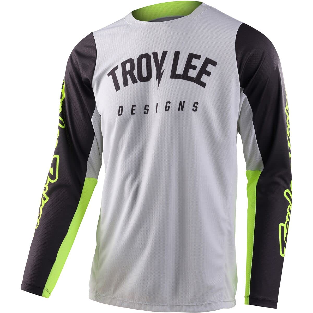 Troy Lee Designs Youth GP Pro Boltz Jersey (Fog/Flo Yellow) - Youth Small