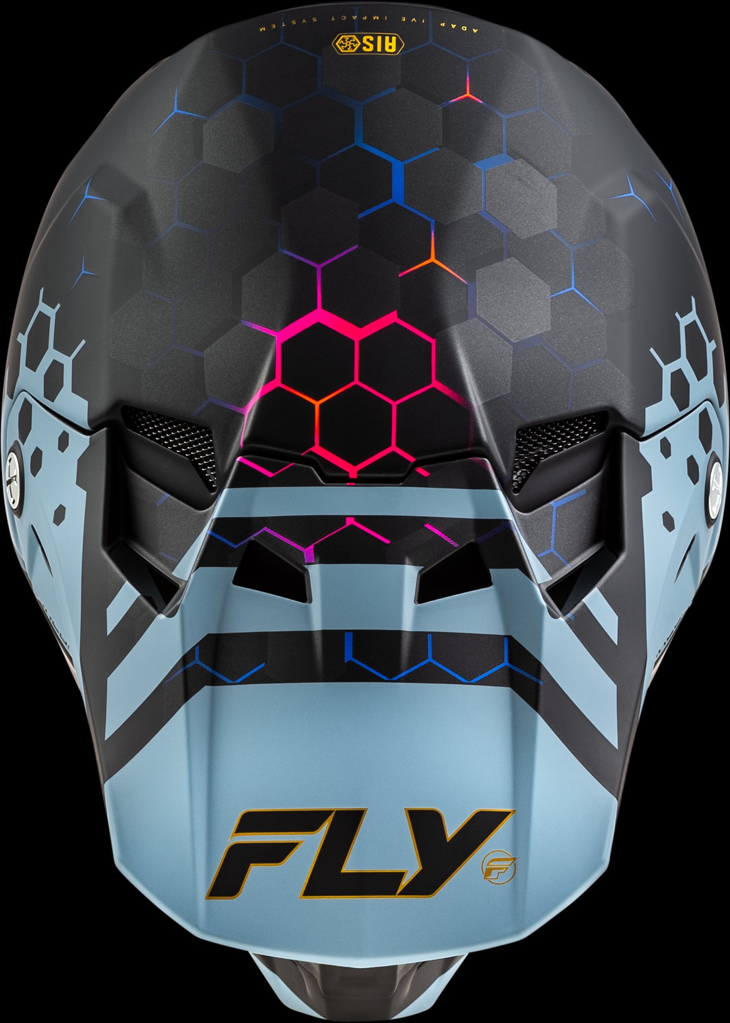 Fly Racing Formula CC Tektonic MX Helmet (Black/Slate/Blue)