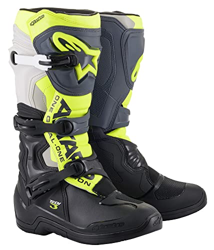 Alpinestars Tech 3 Boots (Black/Grey/Yellow) Size 06