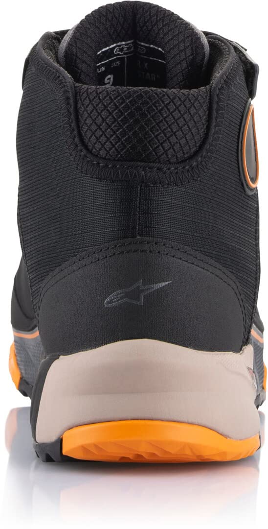 Alpinestars CR-X Drystar Shoes (Black/Light Brown/Orange) Size 8