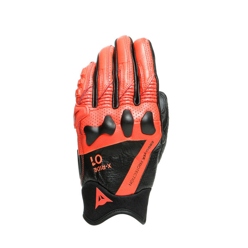 Dainese X-Ride Gloves Black/Red - Large (Part No: dai201815943-628-L)