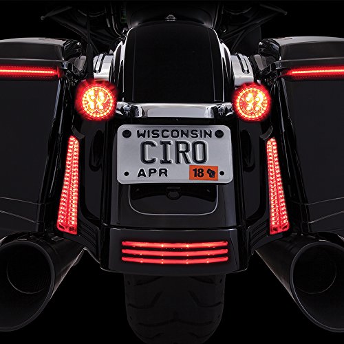 Ciro Fang® Rear LED Signal Light Inserts (Black w/ Clear Lens) 45421