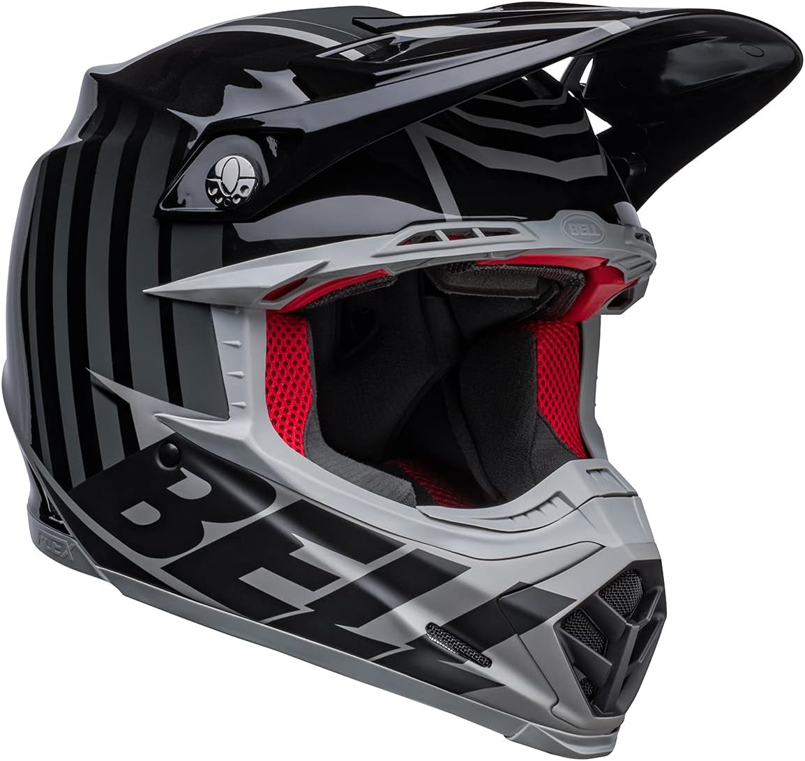 Bell Moto-9S Flex Helmets (Sprint Matte/Gloss Black/Gray)