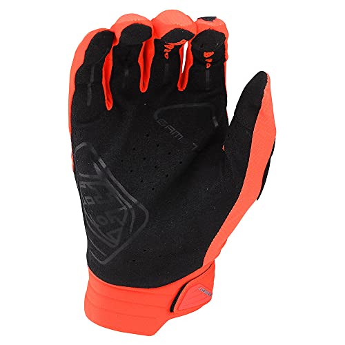 Troy Lee Designs Motocross Motorcycle Dirt Bike Racing Mountain Bicycle Riding Gloves, Gambit Glove (Neon Orange, XX-Large)