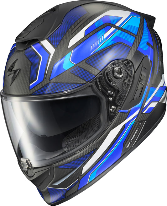 Exo St1400 Evo Carbon Helmet Hex Matte Blue Xl