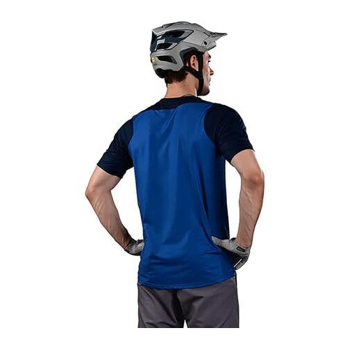 Troy Lee Designs Skyline Short Sleeve Jersey (Blue) - Small