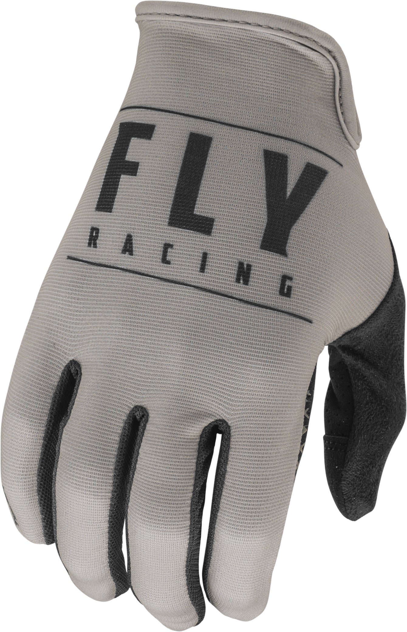 Fly Racing Adult Media Gloves (Grey/Black) Size 13