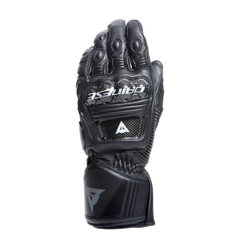 Dainese Druid 4 Leather Gloves - Black/Black/Charcoal-Gray - 2XL