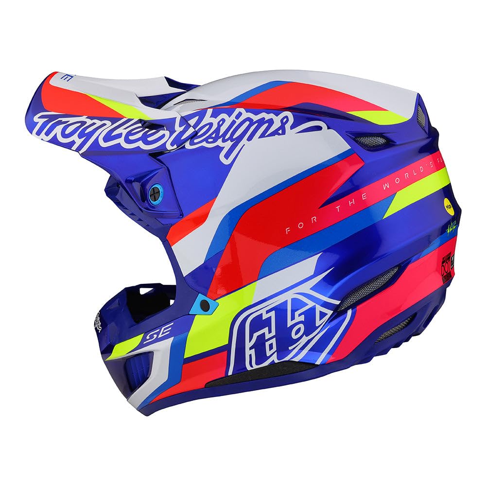 Troy Lee Designs SE5 Composite Motocross Helmet W/MIPS (Omega Blue)