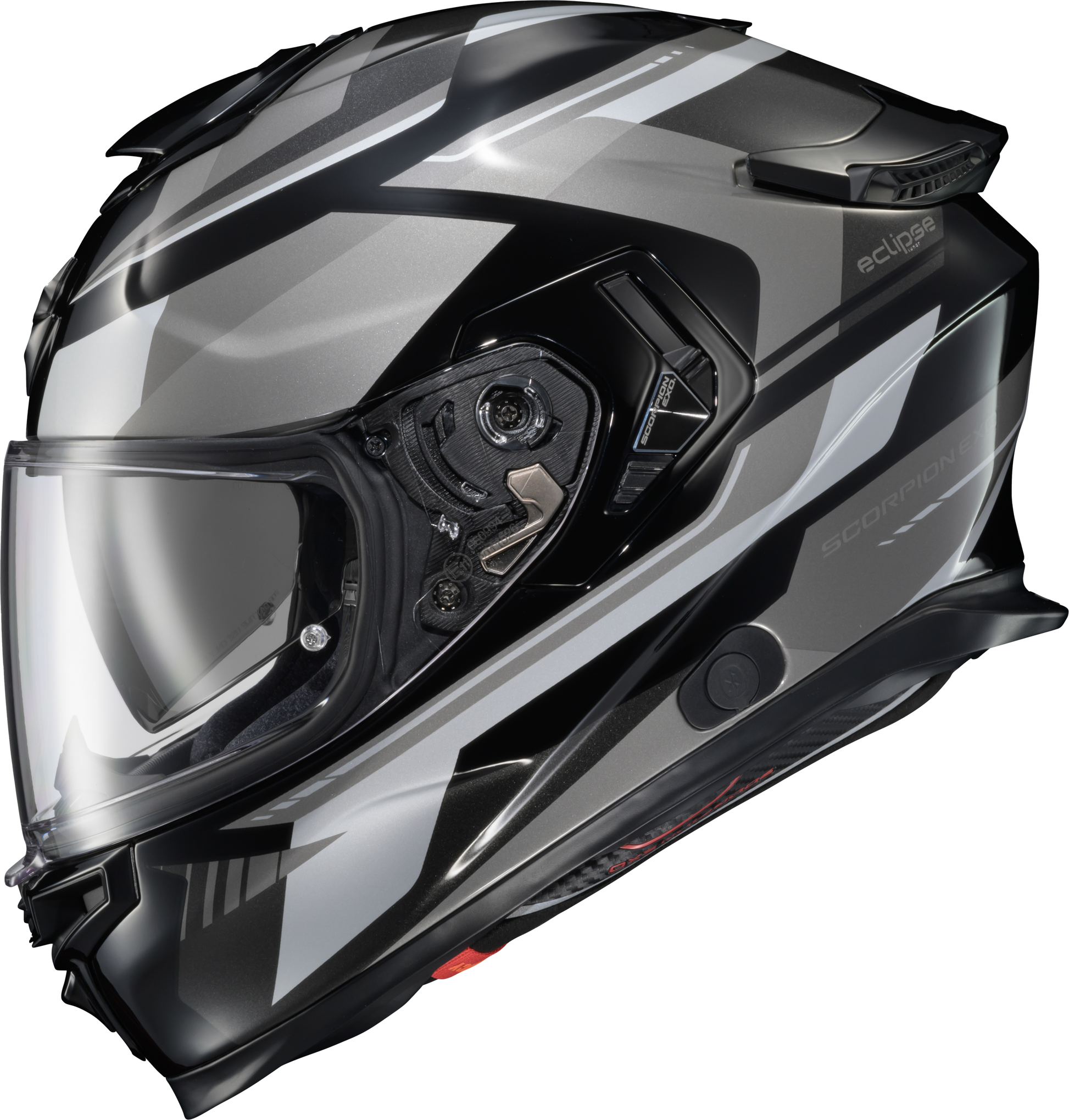 Scorpion EXO Eclipse Full Face Helmet - Lunar White/Black (Part Number: ECL-1116) - XL