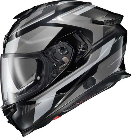 Scorpion EXO Eclipse Full Face Helmet - Lunar White/Black (Part Number: ECL-1116) - XL