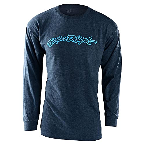 Troy Lee Designs 40th Anniversary Long Sleeve Tee History Navy, XX-Large