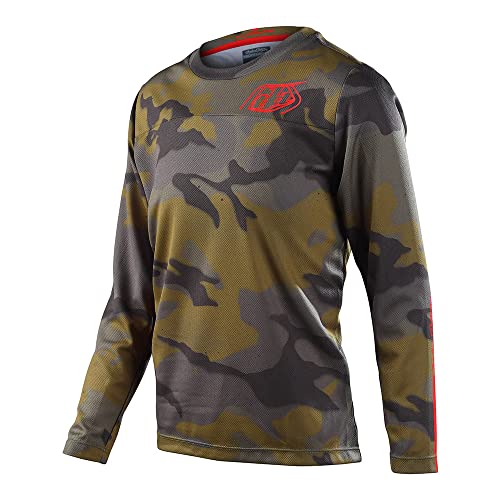 Troy Lee Designs YOUTH Flowline Long-Sleeve MTB Bicycle Jersey