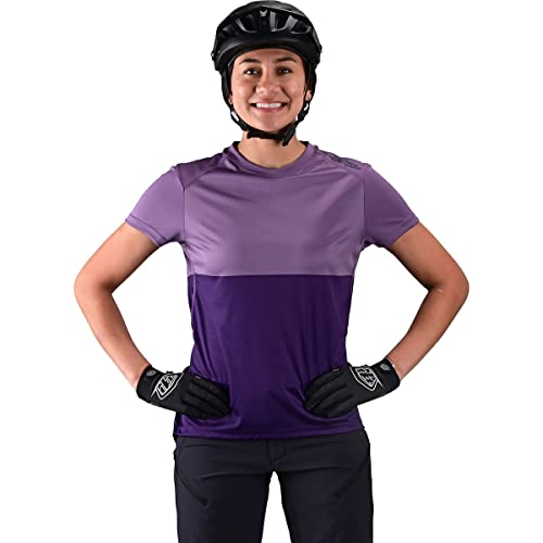 Troy Lee Designs WOMEN's Lilium Short-Sleeve Block MTB Bicycle Jersey