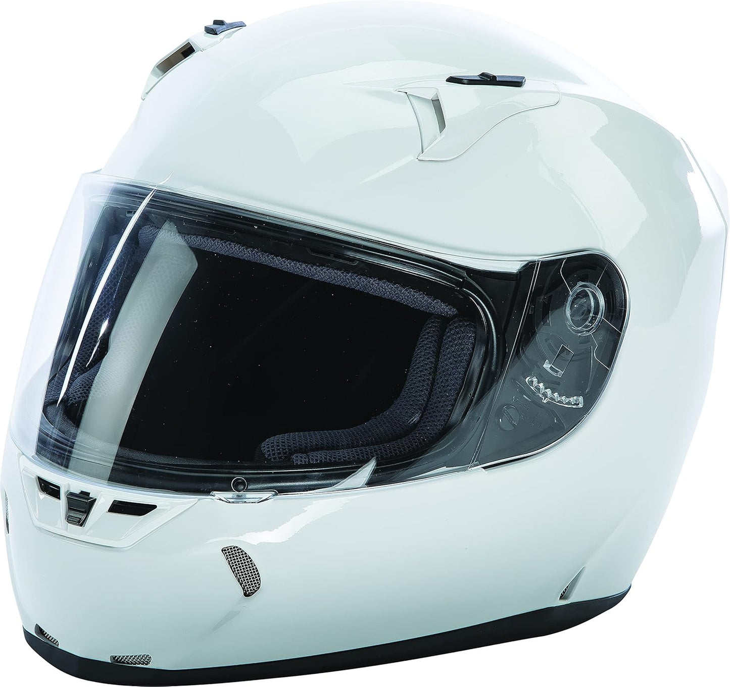 Fly Racing Revolt Solid Street Motorcycle Helmet (White)