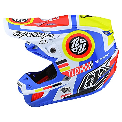 Troy Lee Designs SE5 Composite Drop in Adult Motocross Helmet W/MIPS  (White)