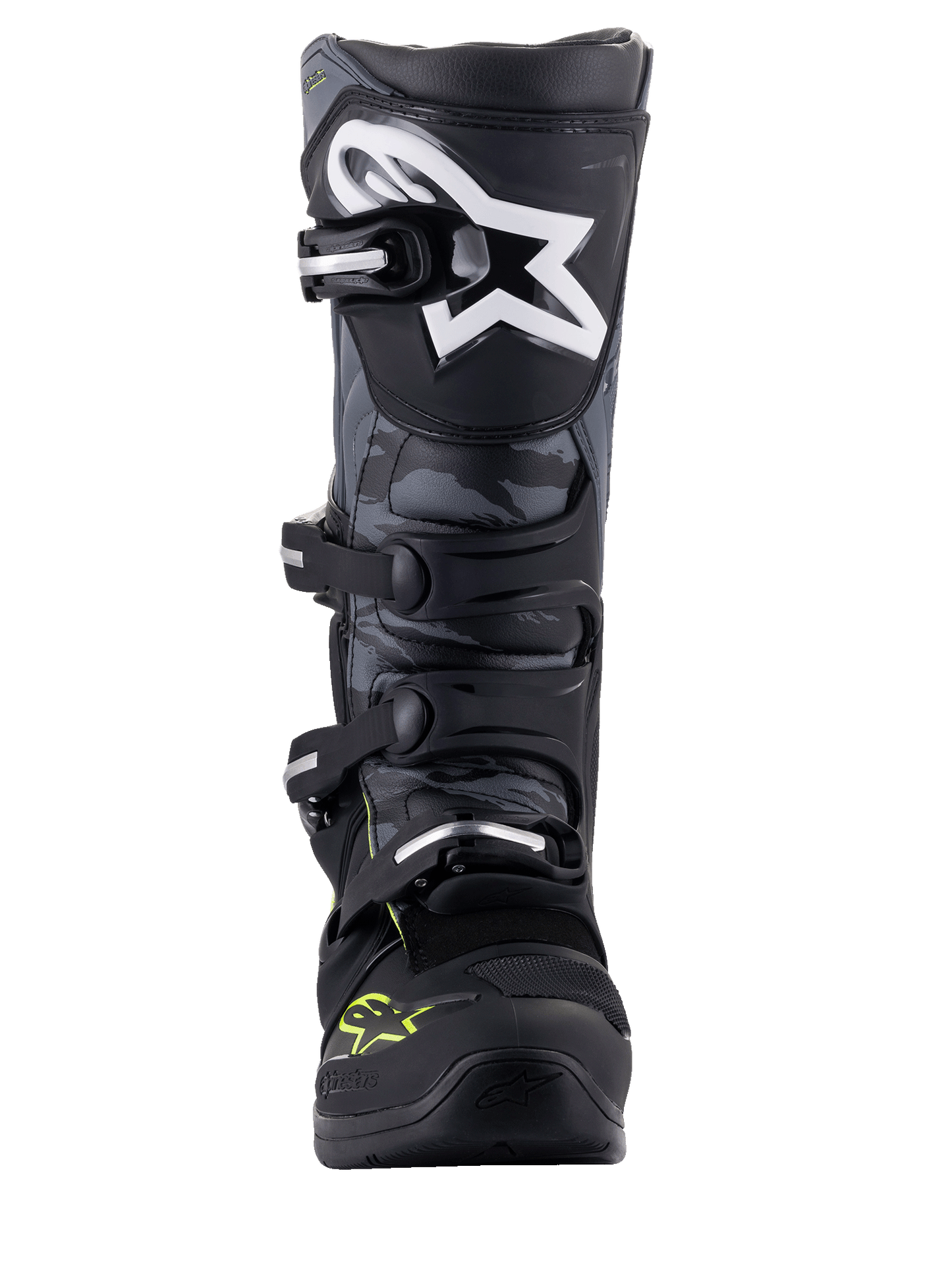 Alpinestars Adult Tech 5 Boots (Black / Gray / Yellow Fluo)