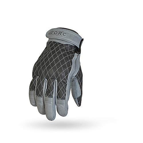 TORC Del Rey Motorcycle Gloves (Grey)