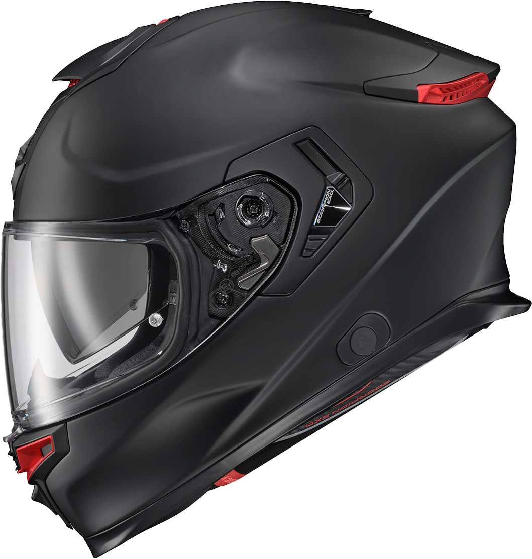 SCORPION EXO Eclipse Full Face Helmet Matte Black ECL-0102 XS