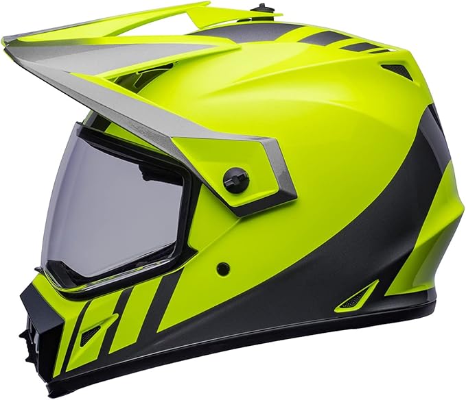 BELL MX-9 Adventure MIPS Adult Motorcycle Helmet (Dash Hi-Viz Yellow/Gray) - Large